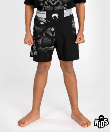 Детские шорты для MMA Venum Gorilla Jungle Kids Fightshorts Black White