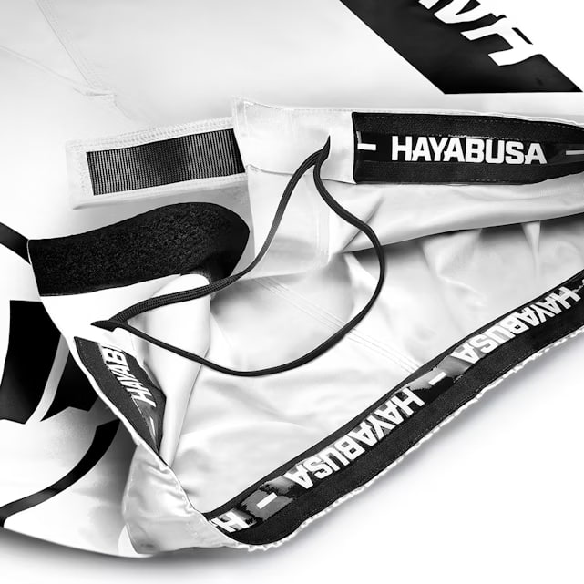 Шорты для MMA Hayabusa Icon Mid-Thigh MMA Shorts White Black фото