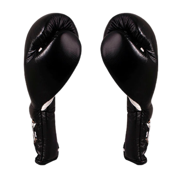 Боксерські рукавиці Cleto Reyes Leather Training Gloves with Lace Black купити