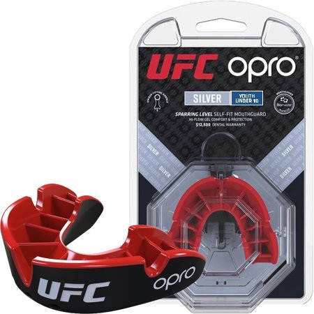 OPRO Self-Fit UFC Full Pack Junior Silver childrens mouth guard buy