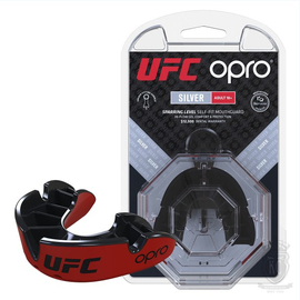 Детская капа OPRO Self-Fit UFC Full Pack Junior Silver