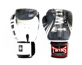 Боксерские перчатки Twins Fancy FBGVL3-TW5 White Black
