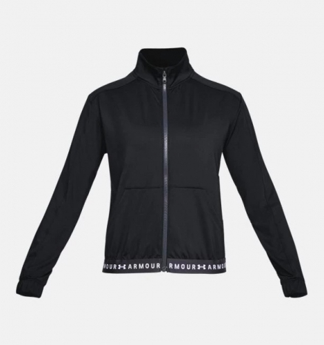 Жіноча спортвна кофта Under Armour HeatGear Armour Full Zip Jacket Black фото