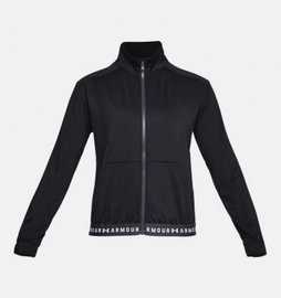Женская спортивная кофта Under Armour HeatGear Armour Full Zip Jacket Black, Фото № 4