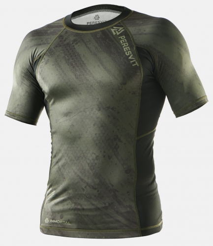 Рашгард Peresvit Immortal 2.0 Military Green Short Sleeve Rash Guard купити