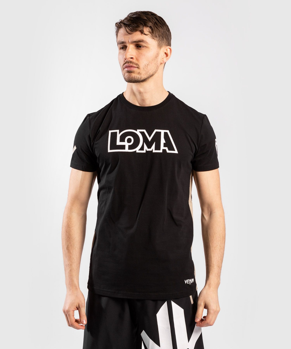 Футболка Venum Origins T-shirt Loma Edition Black White