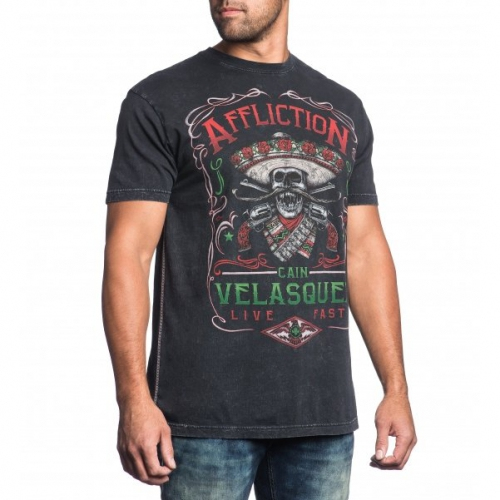 Футболка Affliction Cain Velasquez Caudillo UFC 188 Walkout T-Shirt цена