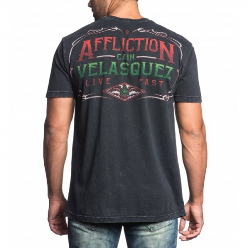 Футболка Affliction Cain Velasquez Caudillo UFC 188 Walkout T-Shirt купить