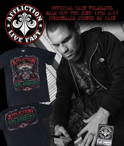 Футболка Affliction Cain Velasquez Caudillo UFC 188 Walkout T-Shirt где купить