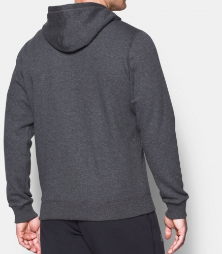 Under Armour Rival Fitted Fullzip Carbon Heather Hoodie price