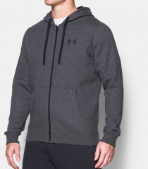 Толстовка Under Armour Rival Fitted Fullzip Carbon Heather, Фото № 2