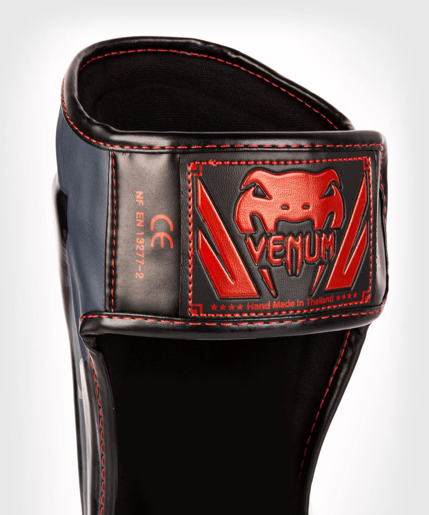 Защита голени Venum Elite Standup Shinguards Navy Blue Black-Red фото