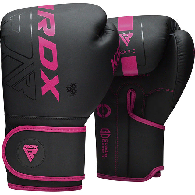 Женские боксерсике перчатки RDX F6 Kara Training Gloves Matte Pink