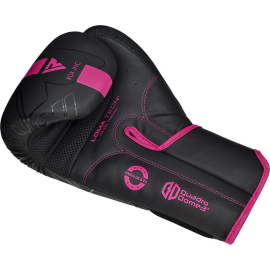 Жіночі боксерські рукавиці RDX F6 Kara Training Gloves Matte Pink, Фото № 2