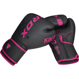 Жіночі боксерські рукавиці RDX F6 Kara Training Gloves Matte Pink, Фото № 5