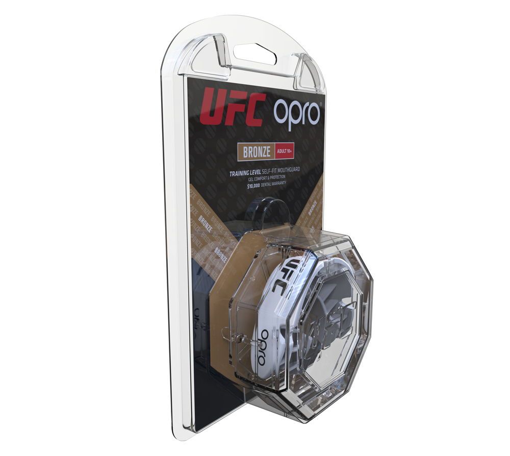 Капа OPRO Self-Fit UFC GEN2 Bronze White купити
