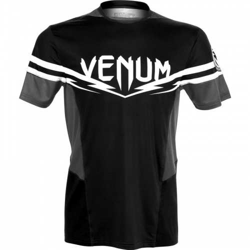 Футболка Venum Sharp 2.0 Dry Tech T-shirt Black Grey купити