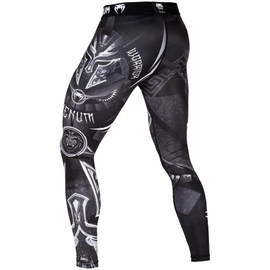 Компрессионные штаны Venum Gladiator 3.0 Spats Black White, Фото № 2