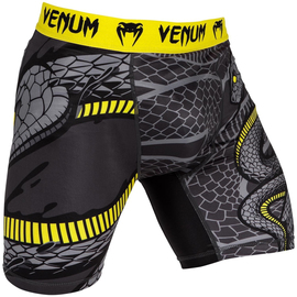 Компрессионные шорты Venum Snaker Vale Tudo Shorts Black Yellow