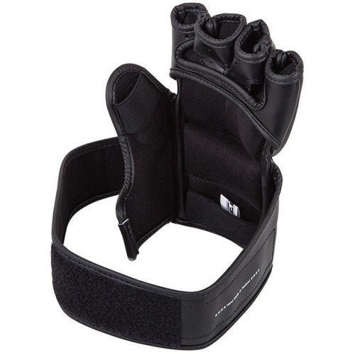Перчатки Venum Impact MMA Gloves - Skintex Leather - Black Киев