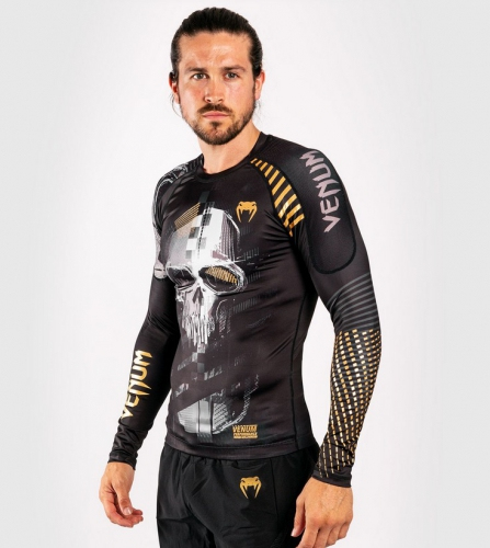 Venum Skull Rashguard Long Sleeves Black buy