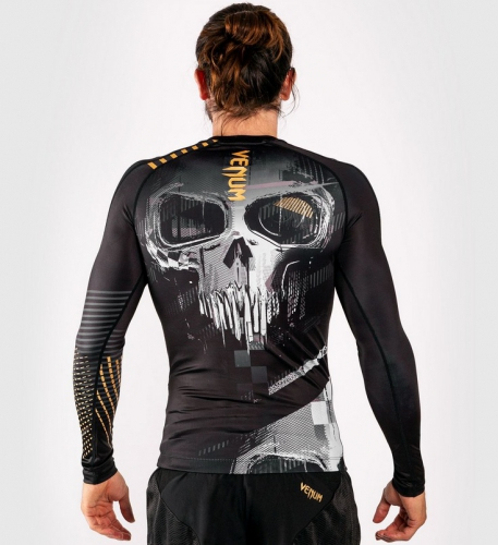 Venum Skull Rashguard Long Sleeves Black photo