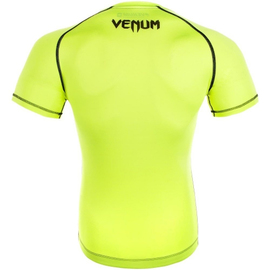Компресійна футболка Venum Contender 3.0 Compression T-shirt Short Sleeves Yellow/Black, Фото № 2