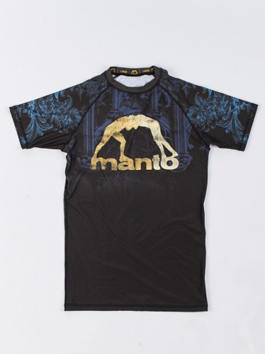 Рашгард Manto Go In Peace Short Sleeve Black цена