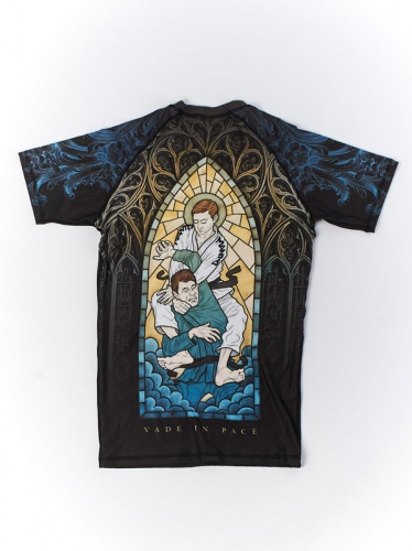 Рашгард Manto Go In Peace Short Sleeve Black фото
