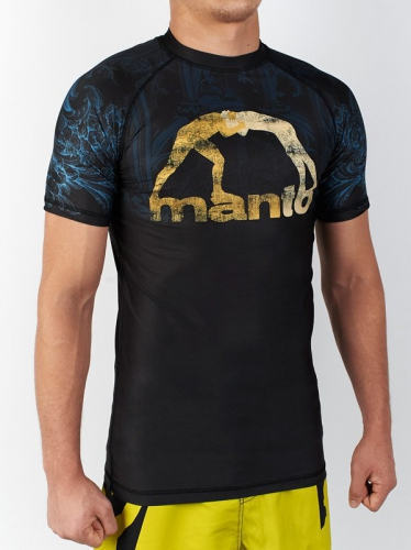 Рашгард Manto Go In Peace Short Sleeve Black купить