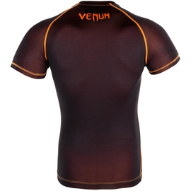 Компресійна футболка Venum Contender 3.0 Compression T-shirt Short Sleeves Black/Orange, Фото № 2