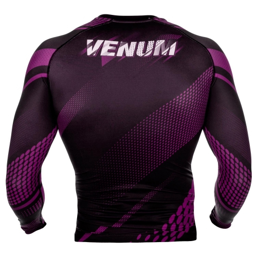 Рашгард Venum Rapid Rashguard Long Sleeve Black-Purple купить