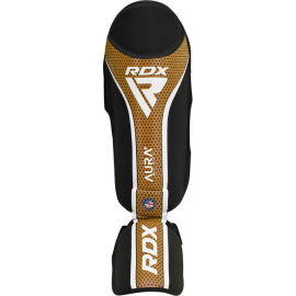 Захист гомілки RDX Shin Instep Guard Aura Plus T-17 Golden, Фото № 2