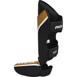 Захист гомілки RDX Shin Instep Guard Aura Plus T-17 Golden, Фото № 3