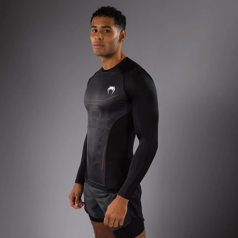 Рашгард Venum Technical 3.0 Long Sleeve Rashguard Graphite купити