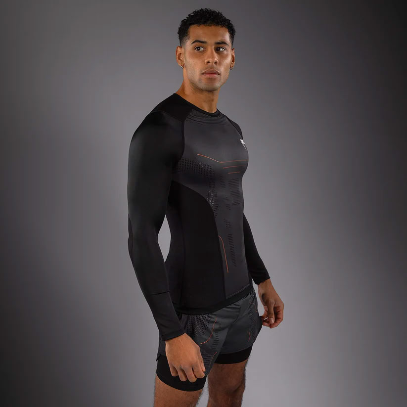 Рашгард Venum Technical 3.0 Long Sleeve Rashguard Graphite оригінал