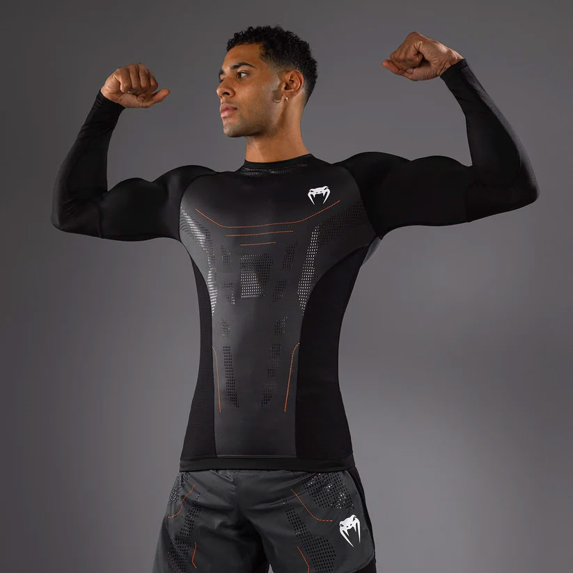 Рашгард Venum Technical 3.0 Long Sleeve Rashguard Graphite розмір