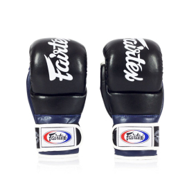 Рукавиці для ММА Fairtex FGV18 Super Sparring Gloves Black Blue купити
