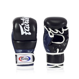 Рукавиці для ММА Fairtex FGV18 Super Sparring Gloves Black Blue ціна