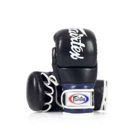 Рукавиці для ММА Fairtex FGV18 Super Sparring Gloves Black Blue