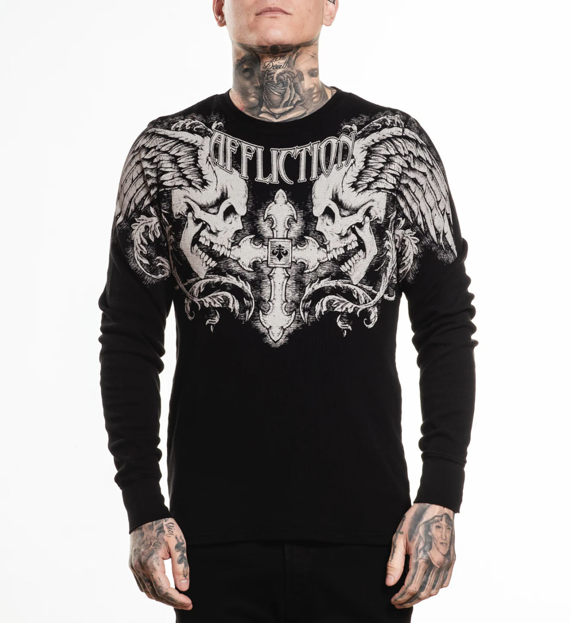 Лонгслив Affliction Winged Up Thermal