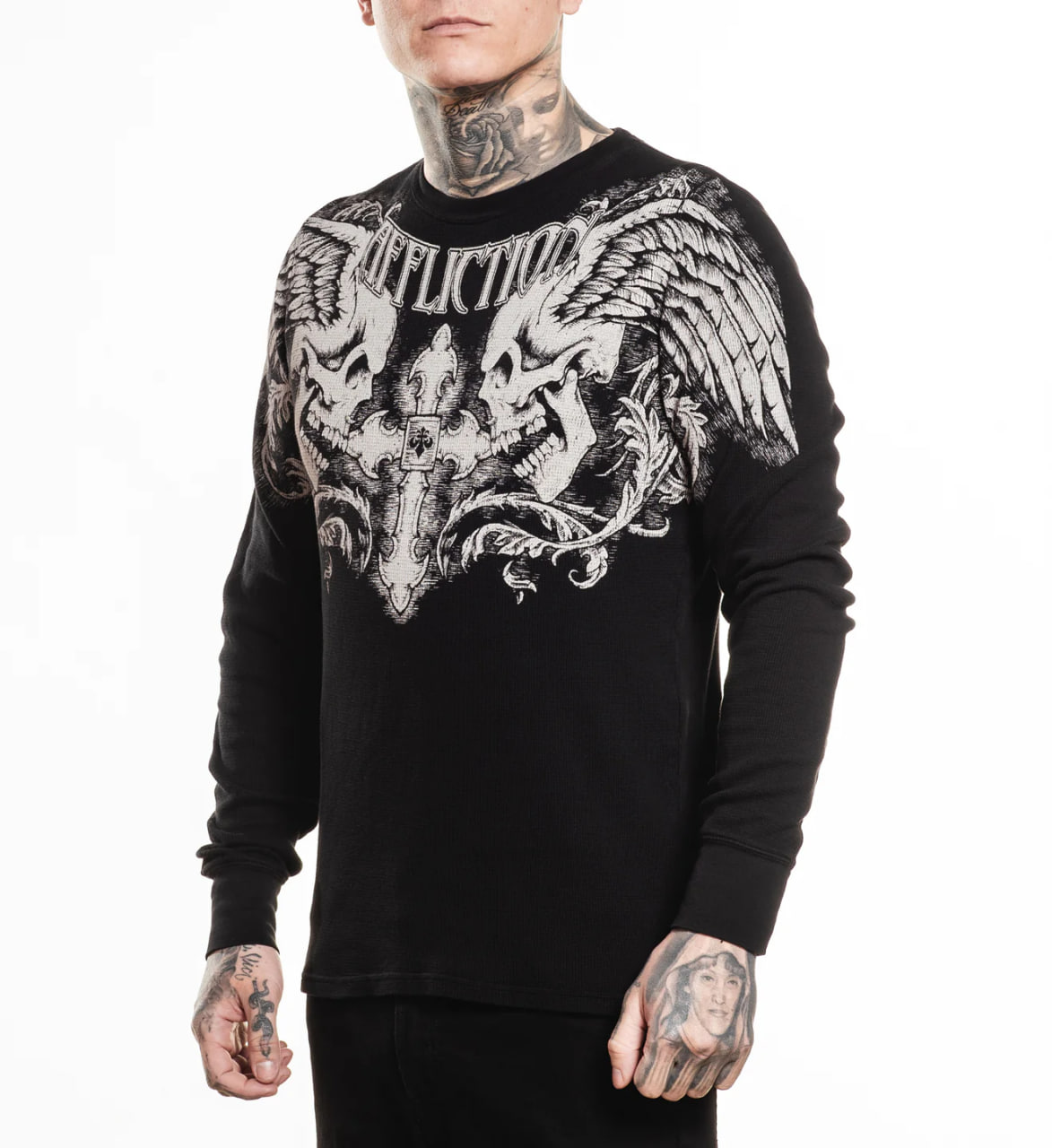 Лонгслів Affliction Winged Up Thermal купити