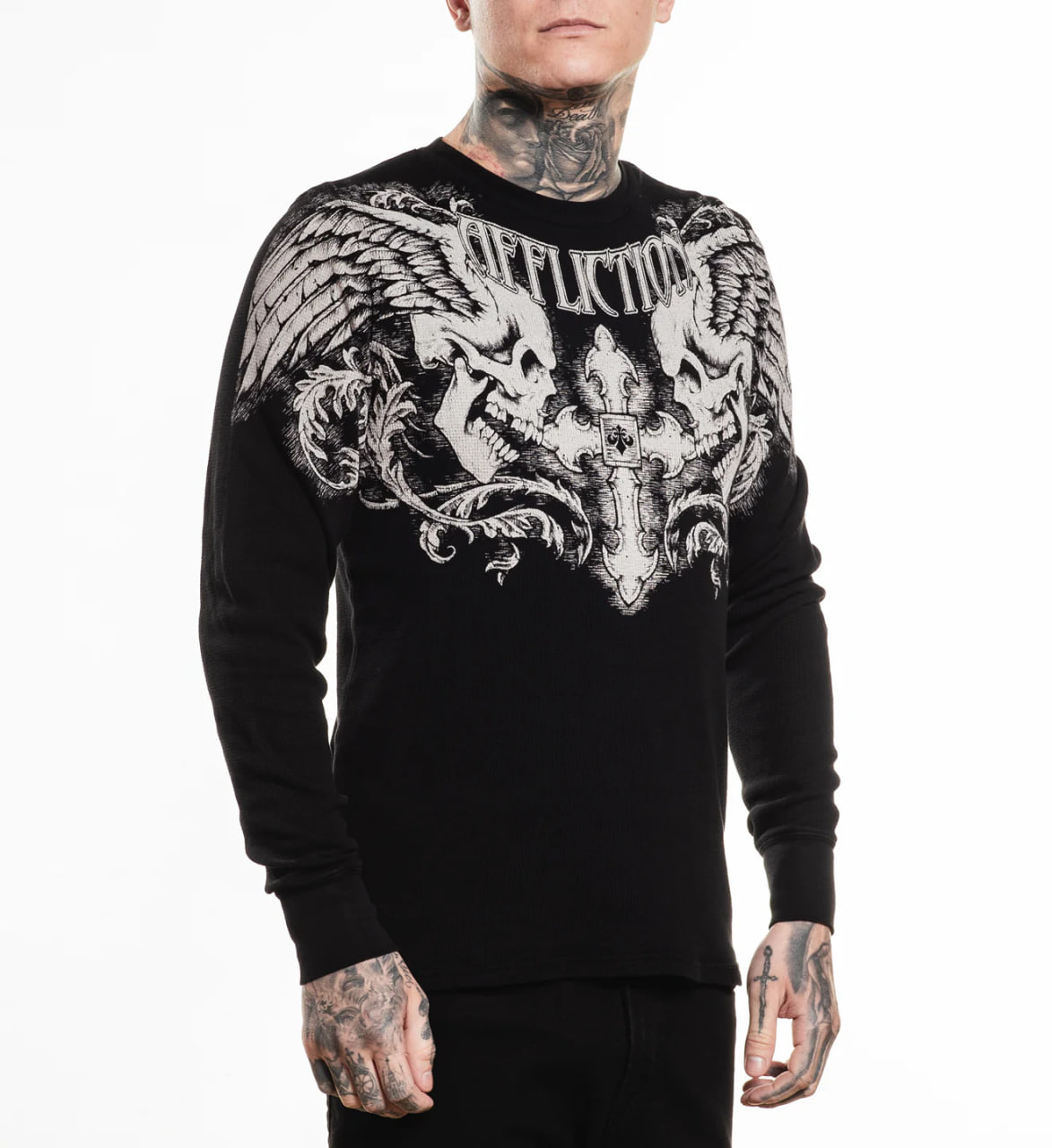Лонгслів Affliction Winged Up Thermal ціна