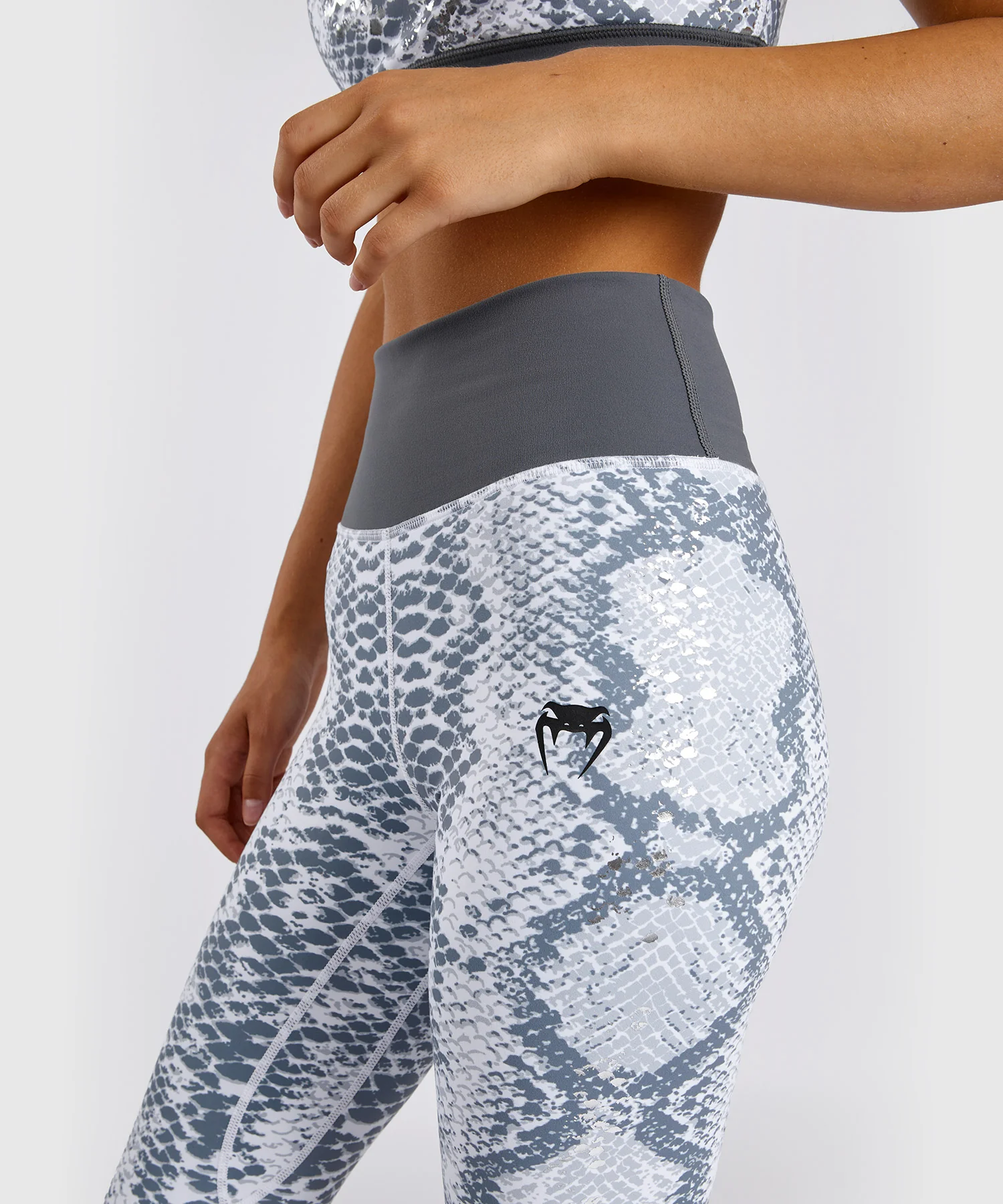 Venum White Snake Legging for Women - White photo