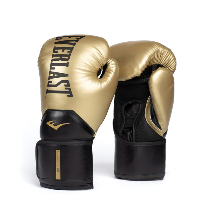 Everlast Elite 2 Boxing Glove Gold Black