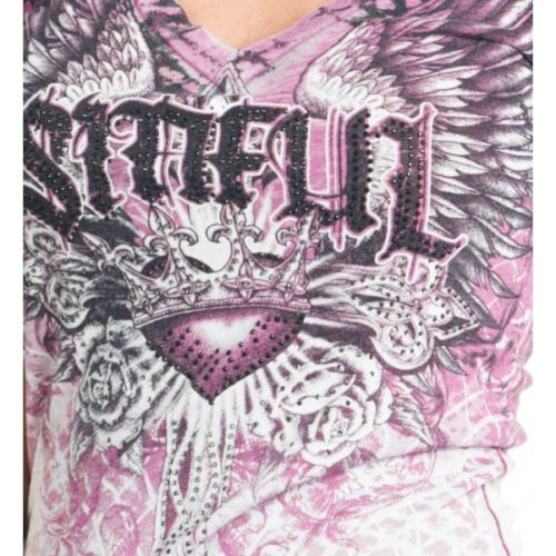 Жіноча футболка Sinful By Affliction Insatiable Tee фото