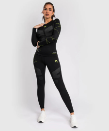 Venum Training Camp 4.0 Long Sleeve Rashguard - Black/Neon Green original