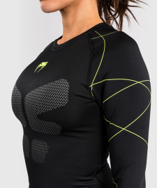 Venum Training Camp 4.0 Long Sleeve Rashguard - Black/Neon Green where to buy