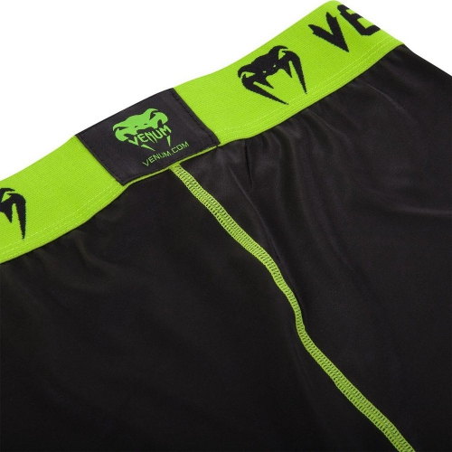 Компрессионные штаны Venum Fusion Compression Spats Black Yellow где купить