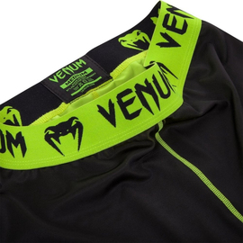 Компресійні штани Venum Fusion Compression Spats Black Yellow, Фото № 5